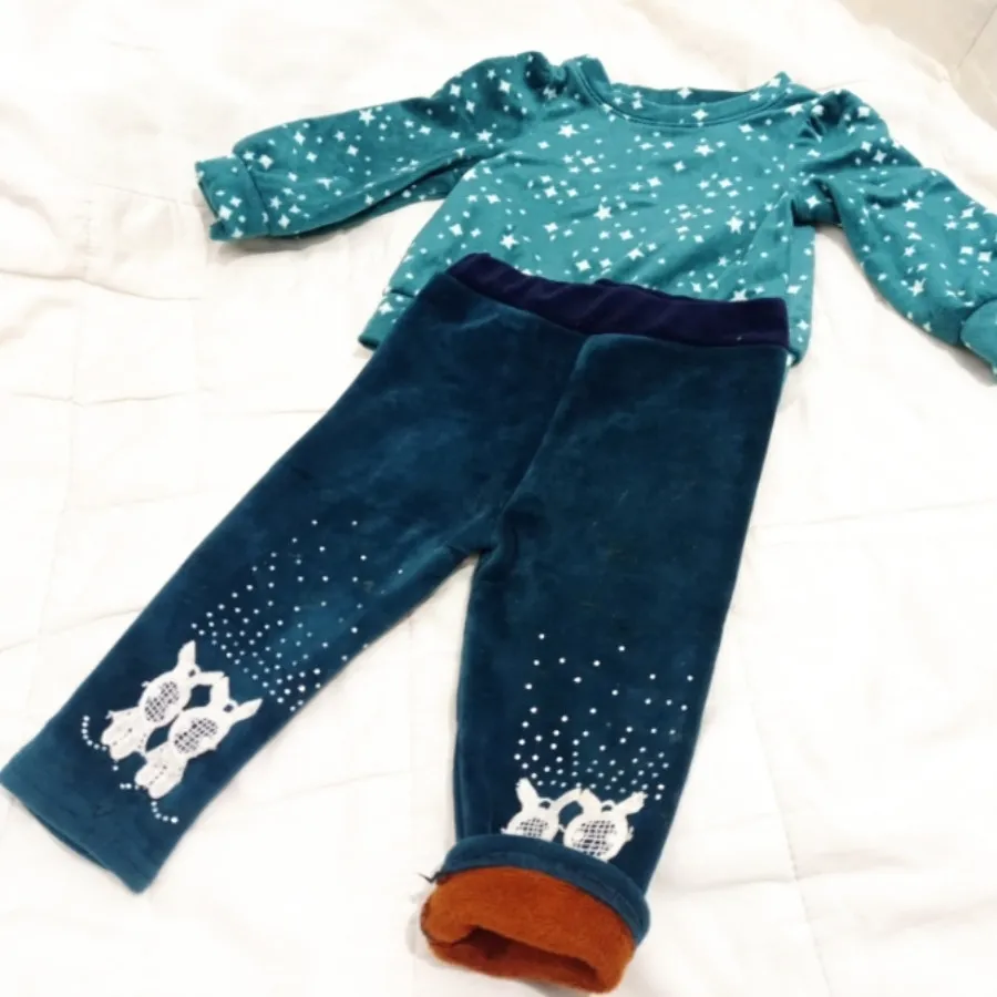 بلوز و شلوار سبز رنگ