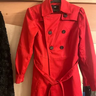 بارونی قرمز h&m