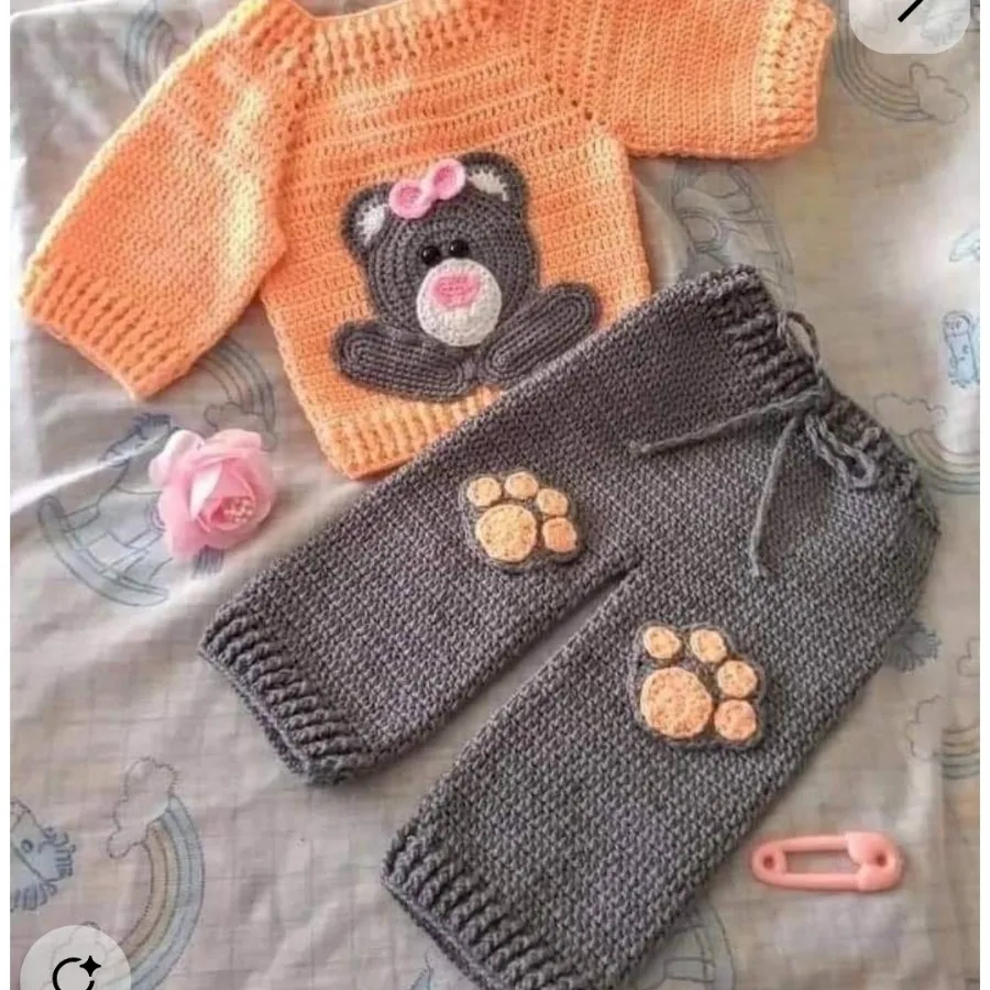 ست نوزادی سویشرت شلوارکلا