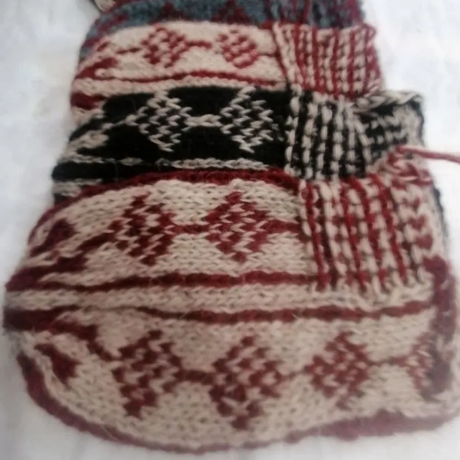 پاپوش پشم طبیعی