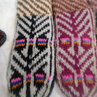 پاپوش پشمی ضخیم،پر نفش