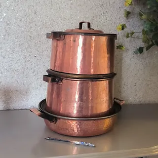 سرویس قابلمه مس دستساز