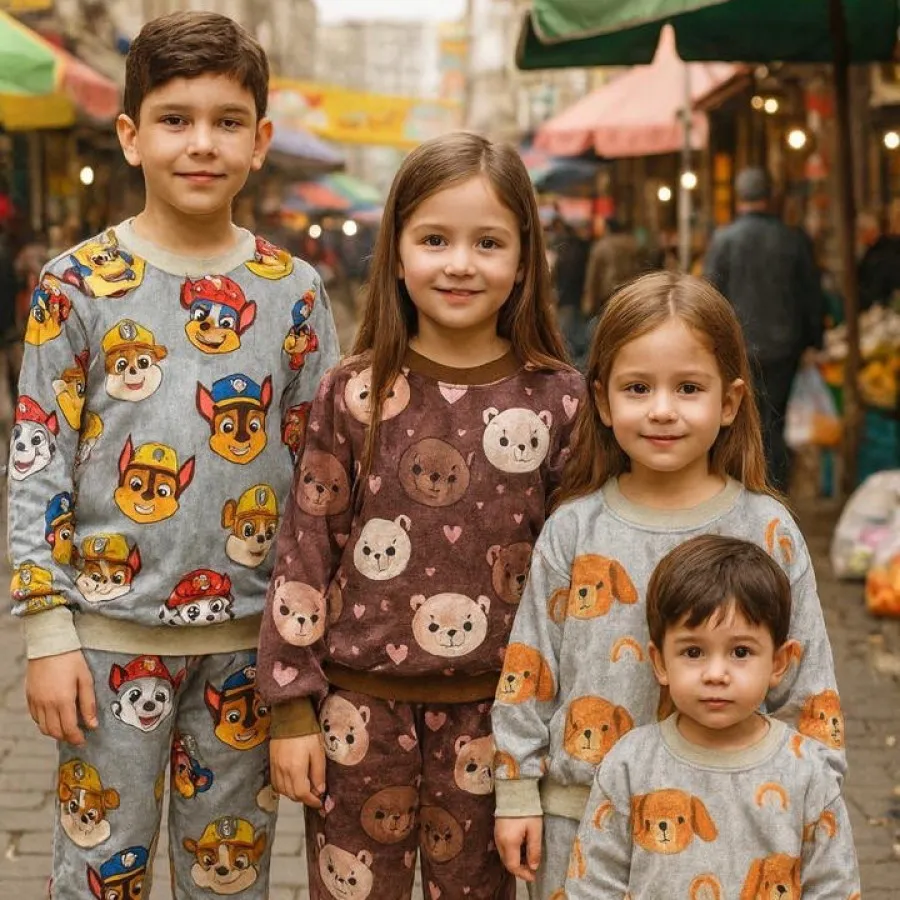 ست مخمل بچگانه