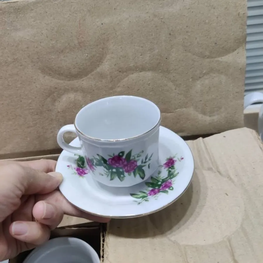 سرویس چایخوری گل سرخی