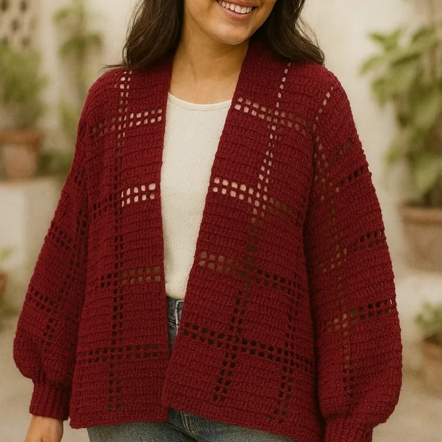 سویشرت قلاب بافی