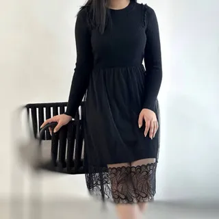 پیراهن بافت بلند گرم