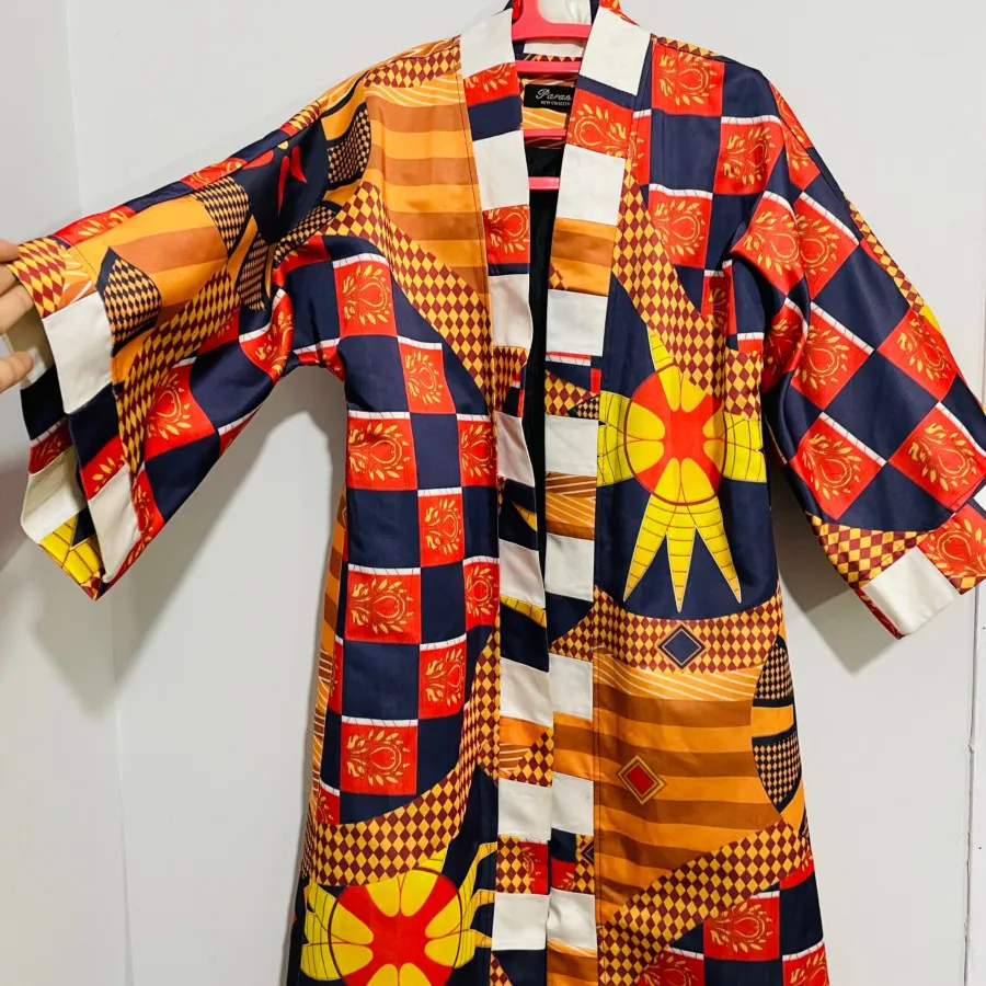 کت ساتن بلند