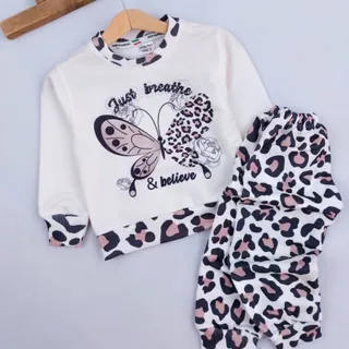 بلوز شلوار پروانه ی پلنگی