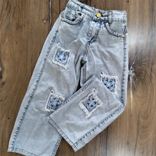 شلوار نیم بگ دخترانه