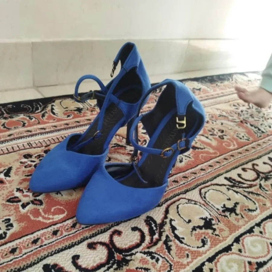 کفش مجلسی آبی