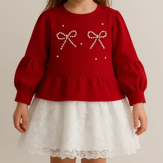 پیراهن یلدایی پاپیون مروا