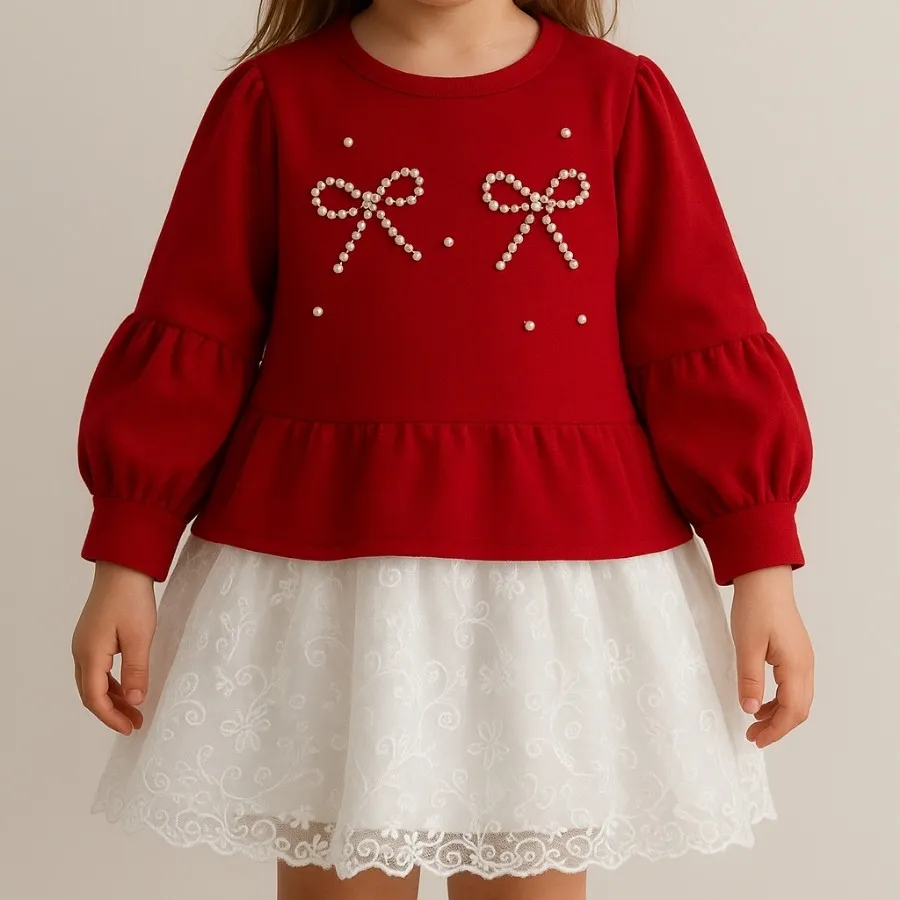 پیراهن یلدایی پاپیون مروا