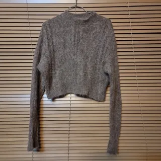 بلوز پشم قهوه ای