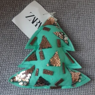 آویز نمدی کاج 4 عددی