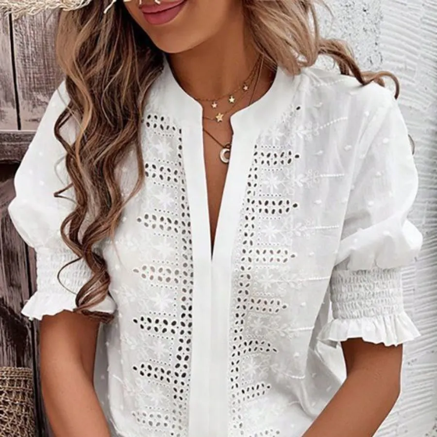 شومیز خامه دوزی شیک