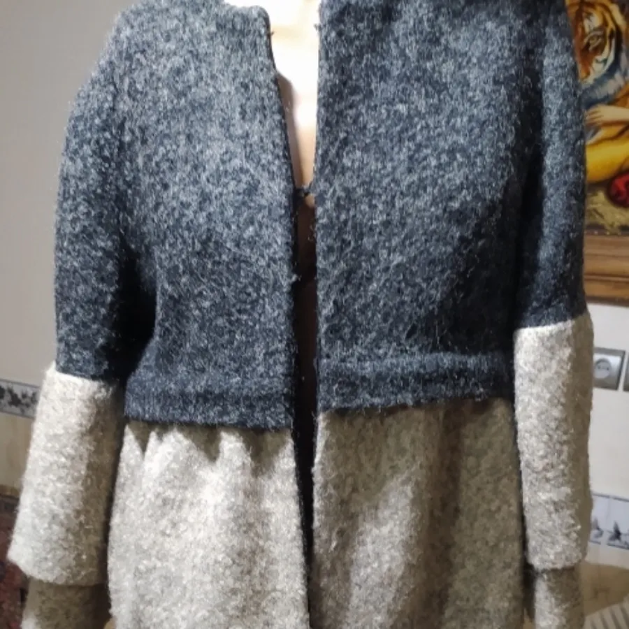 پالتو زنانه پشمی گرم وشیک