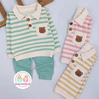 بلوز شلوار یقه دار جیب خر