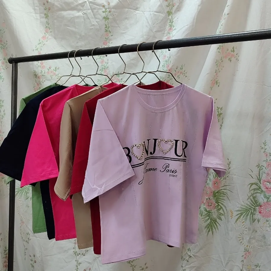 کراپ آستین کوتاه