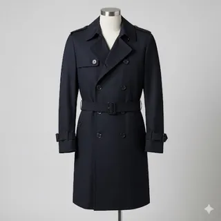 بارانی سرمه ای