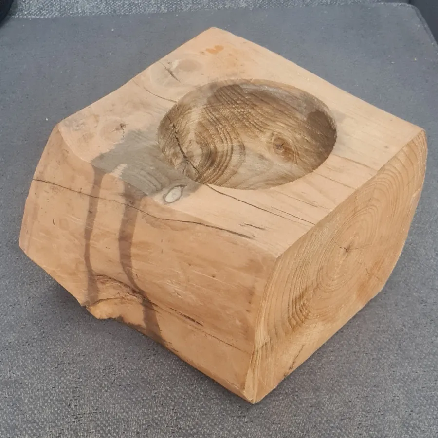 گلدان چوب طبیعی