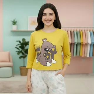 کراپ آستین سه ربع