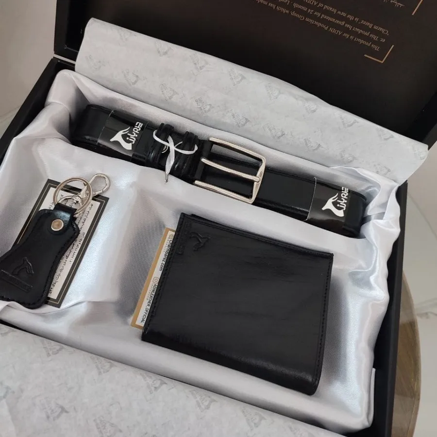 ست چرم مردونه، کمربند و..