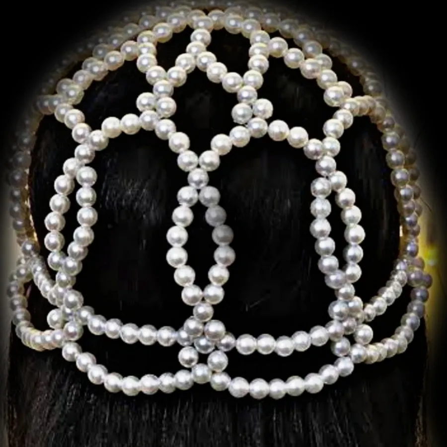 کلاه یا سربند مرواریدی