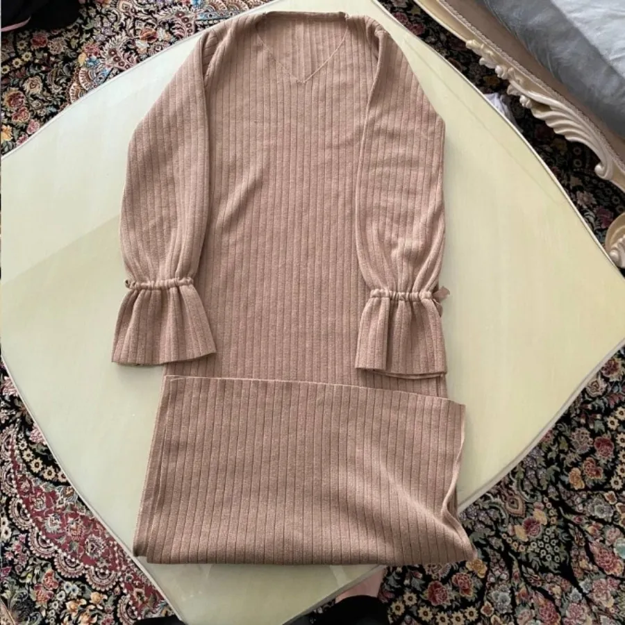 پیراهن بلند بافت