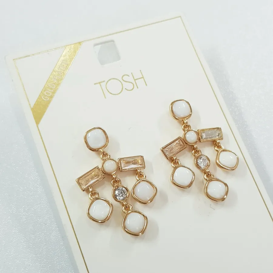 گوشواره آبکاری طلا Tosh