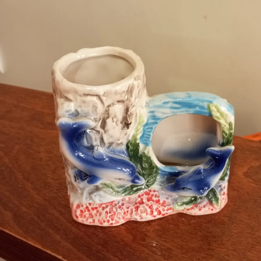 قلمدان و دکوری طرح دلفین