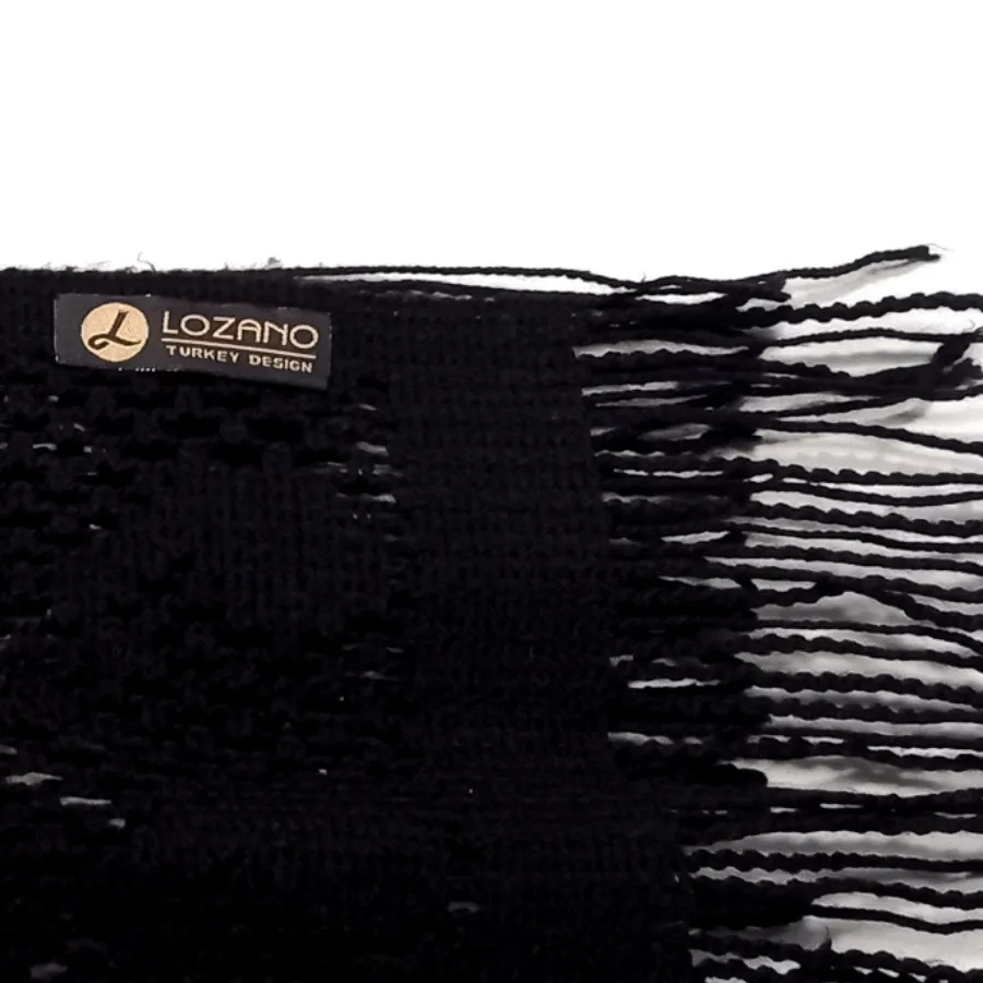 شال بافت  مشکی