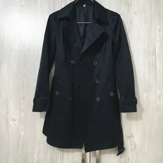 بارانی سرمه ای سایز 38