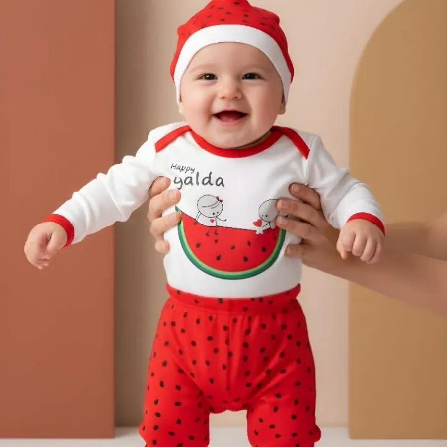 سه تیکه ی یلدایی هندوانه