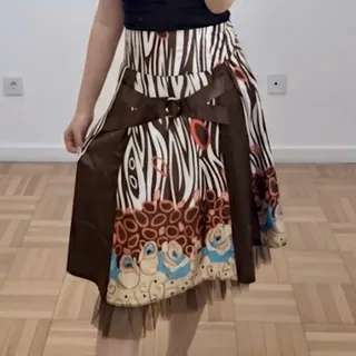 دامن ساتن سایز 36