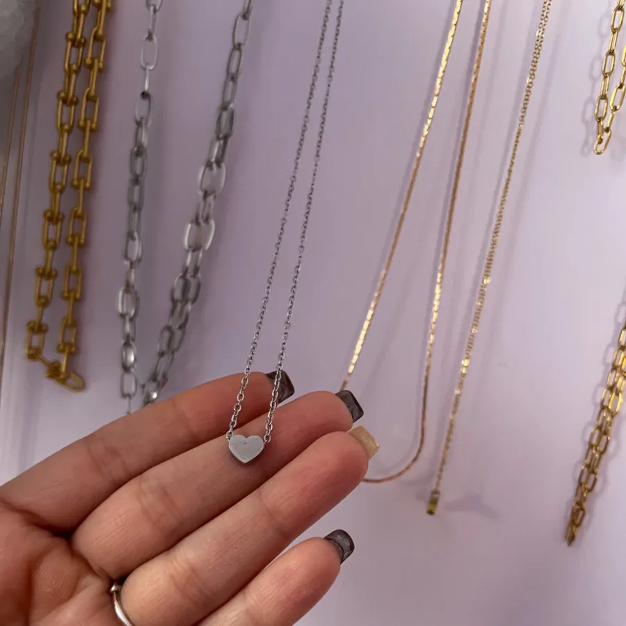 زنجیر قلبی عشق استیل