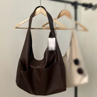 کیف چرم بزرگ قهوه ای