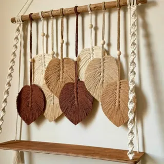 دیوارکوب مکرومه