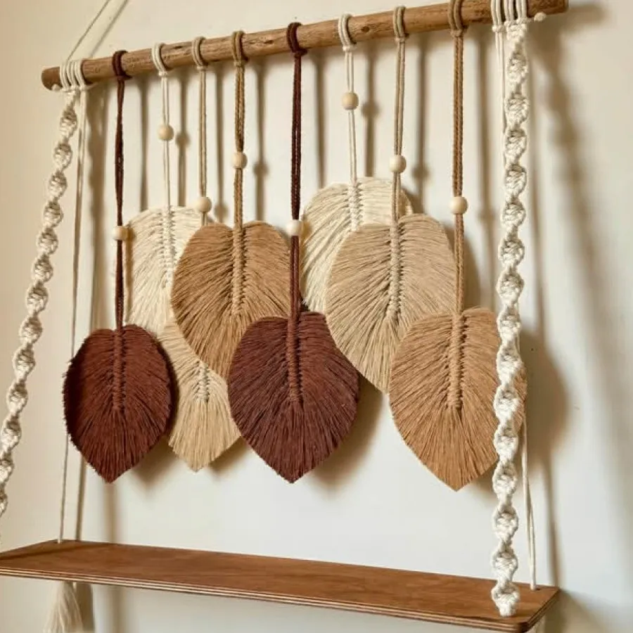 دیوارکوب مکرومه