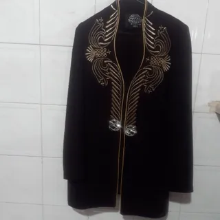 کت شلوار و تاپ بادمجونی