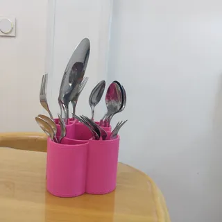 سرویس قاشق چنگال با استند