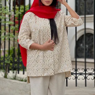 کت وشلوار سوزندوزی