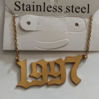 گردنبند استیل رنگ ثابت