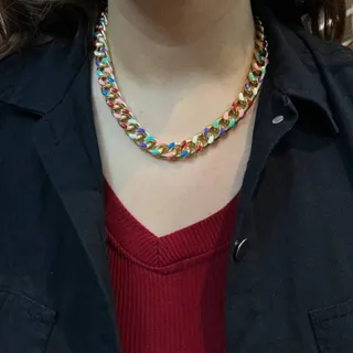 گردنبند کارتیه رنگی