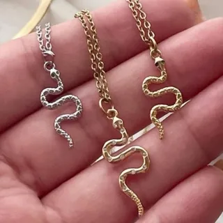 گردنبند مار کپی طلا