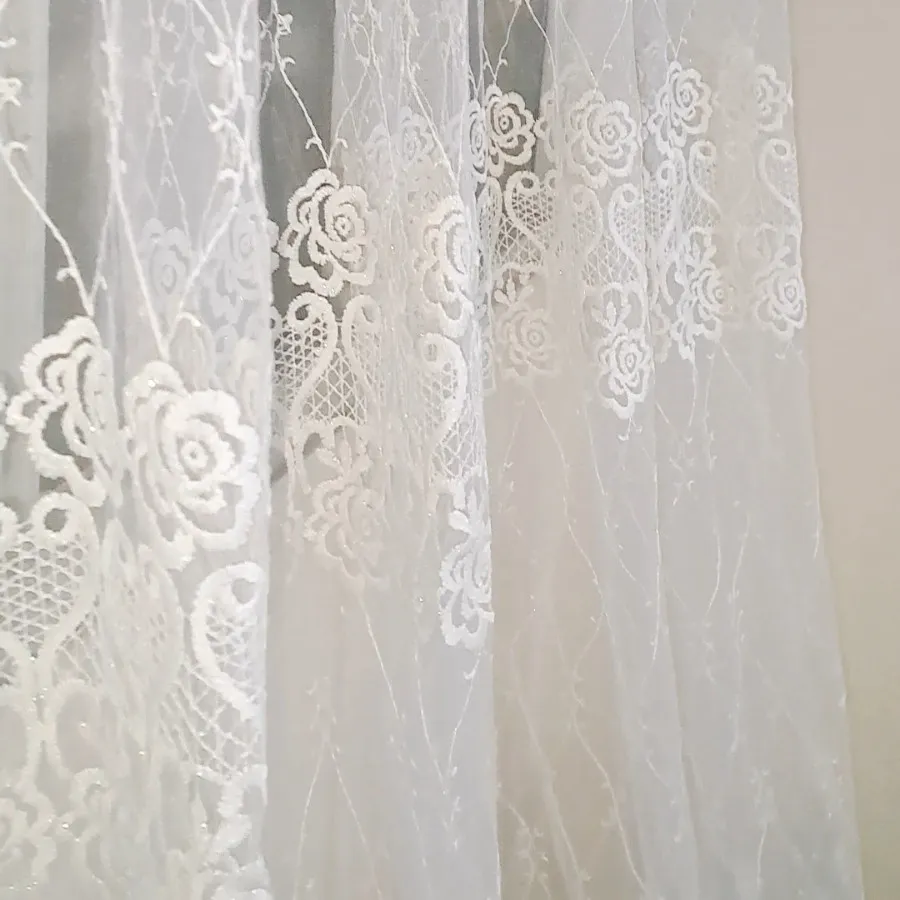 پرده تور شاین دار حراج