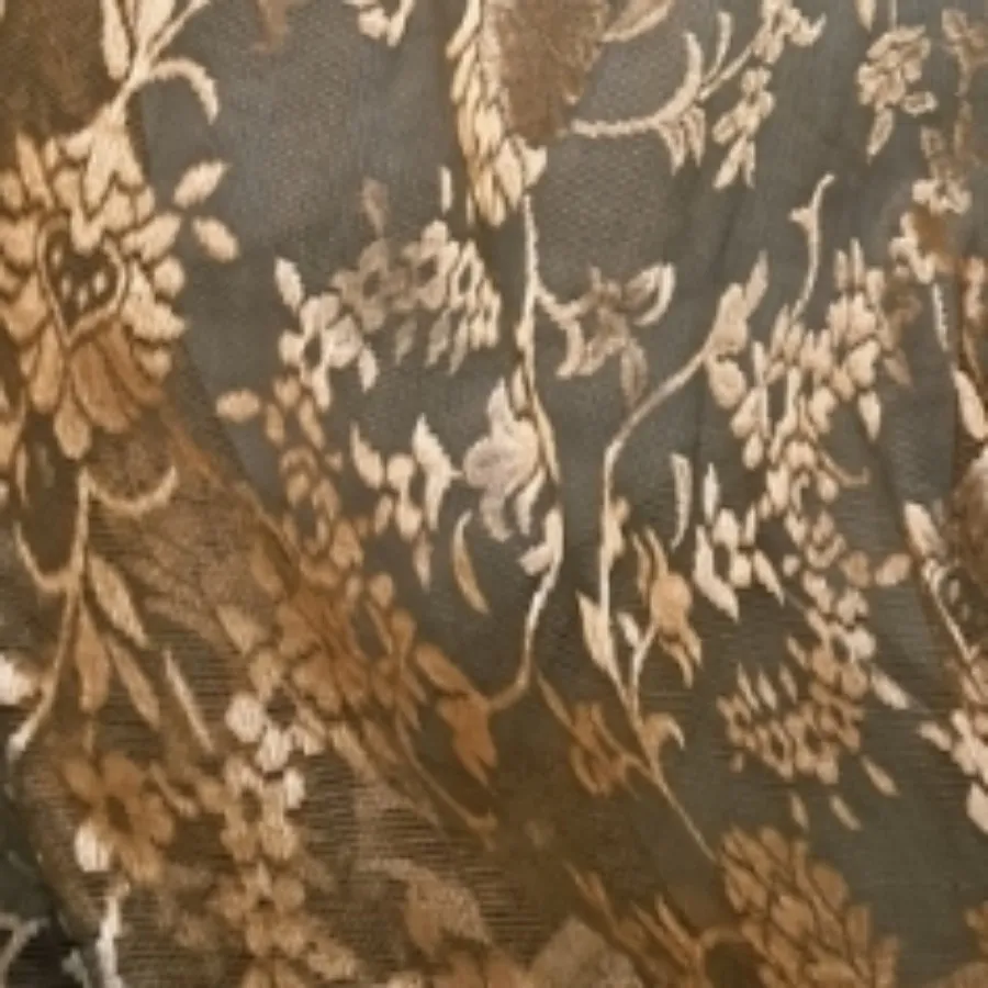 پرده تور طلایی حراج