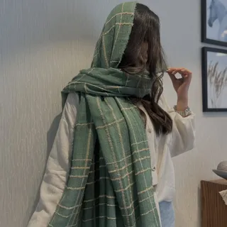 شال پاییزه سبز