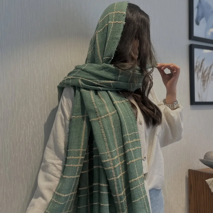 شال پاییزه سبز