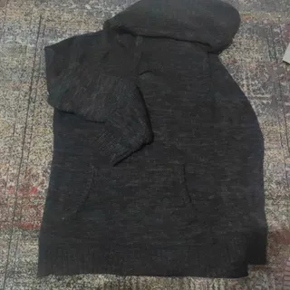 بافت کلاهدار مشکی خاکستری