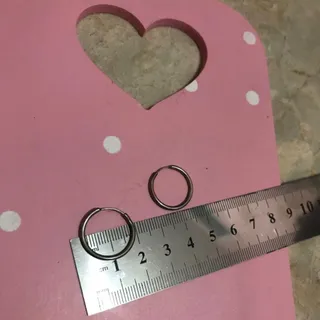 گوشواره رینگ‌نقره